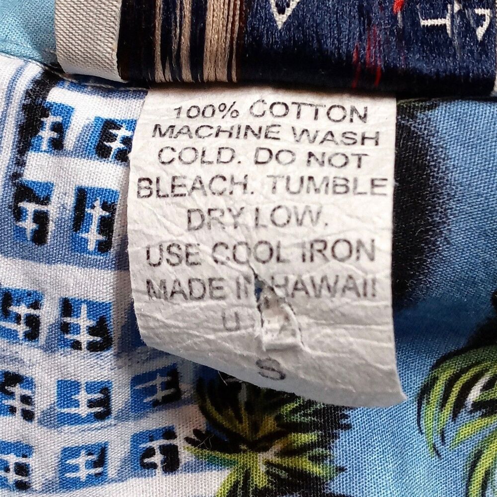 VTG Aloha Republic Hawaiian Route 66 Shirt SMALL Made USA Rockabilly Americana - Picture 6 of 8
